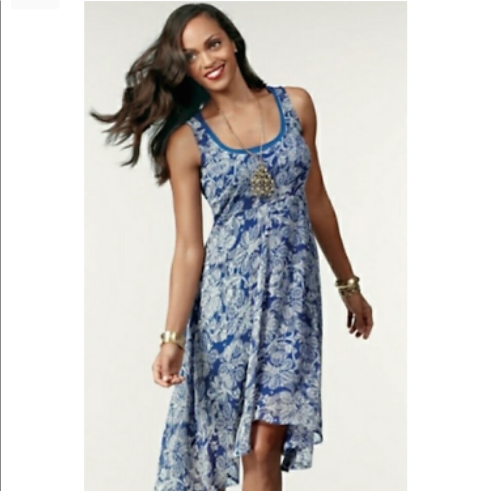 CAbi cobalt blue paisley dress